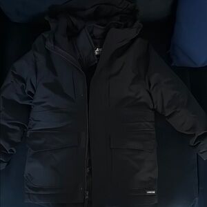 Lands' End blue 2in 1 Parka with removable jacket